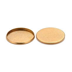 Messing Fassungen für Cabochon KK-P001-88C