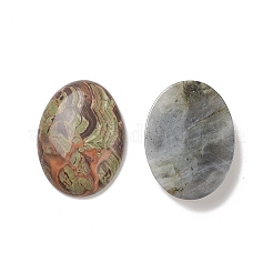 Natürliche & synthetische gemischte Edelstein-Cabochons G-M396-01