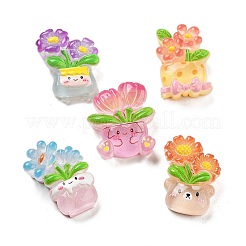 Durchscheinende Decoden-Cabochons aus Harz RESI-S04-03