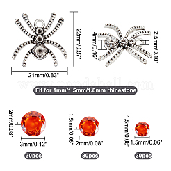 DIY-Set zur Herstellung eines Spinnenanhängers für Halloween DIY-GA0004-71