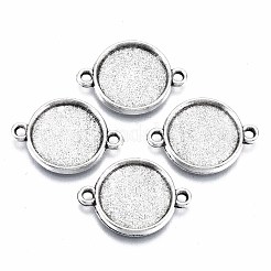 Einstellungen für Cabochon-Steckverbinder aus tibetischer Legierung TIBE-S322-010B-AS-RS