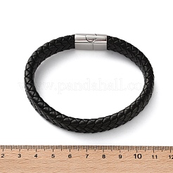 Geflochtenen Lederband Armbänder BJEW-I200-08
