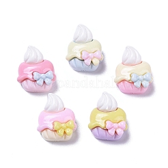 Undurchsichtige süße Decoden-Cabochons aus Harz X-RESI-B024-01H
