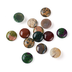 14 Stück 7 Arten Naturstein-Cabochons G-FW0001-38