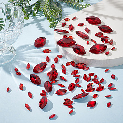 94 Stück Glas-Strass-Cabochons im 6-Stil GLAA-FG0001-14B