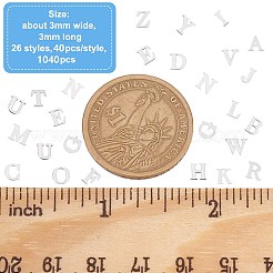 1040 Stück 26 Arten Messing Cabochons MRMJ-OC0003-66