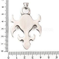 316 chirurgischer Edelstahlanhänger mit Strassbesatz STAS-Z073-37AS