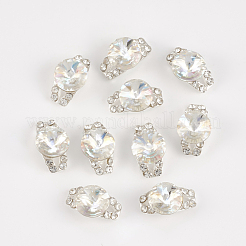 Legierung Strass-Cabochons MRMJ-T014-08B