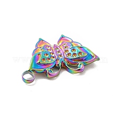 Ionenplattierung (IP) 304 Edelstahl Anhänger Strass-Einstellungen STAS-F282-11MC