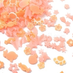 Leuchtende handgefertigte Fimo-Cabochons CLAY-E003-01A