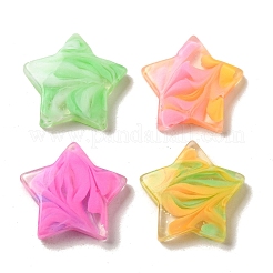 Decoden-Cabochons aus transparentem Harz mit Farbverlauf RESI-D008-06B