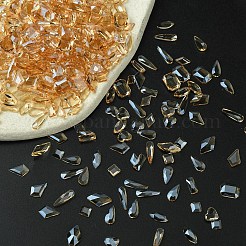 Transparente Strass-Cabochons aus Glas mit flacher Rückseite MRMJ-T063-369B