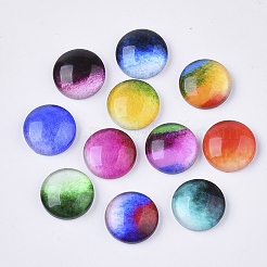 Klebstein Glascabochons für DIY-Projekte GGLA-S047-05