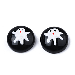 Halloween-Emaille-Cabochons aus undurchsichtigem Harz CRES-N031-012