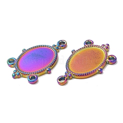 Ionenplattierung (IP) 304 Edelstahl Cabochon-Anschlussfassungen STAS-L020-017RC
