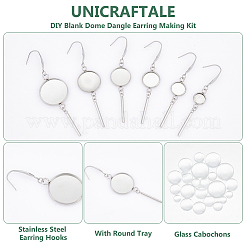 DIY Rohling-Set für baumelnde Ohrringe DIY-UN0005-65