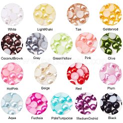 Abs Kunststoff Cabochons SACR-PH0005-8mm-01
