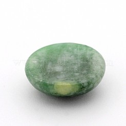 Ovale naturgrüne Jaspis Cabochons G-A136-C06-10x12mm