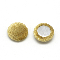 Cabochons aus mit Samtstoff bezogenem Stoff WOVE-S084-12F