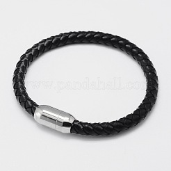 Geflochtenen Lederband Armbänder BJEW-I199-05