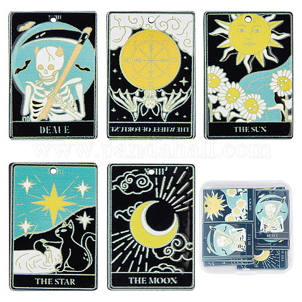 Shop Sunnyclue Box Pcs Tarot Charms Bat Charms Sun Moon Star Charm