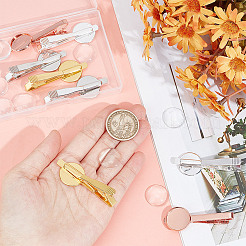 DIY-Set zur Herstellung einer leeren Krawattenklammer mit Kuppel DIY-DC0002-24