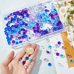 15 Stil transparente Acryl-Strass-Cabochons MACR-SC0001-39