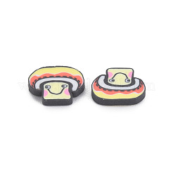 Herbstthema handgefertigte Fimo-Cabochons CLAY-N006-104