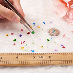 240 Stück 24 Arten Glas Strass Cabochons GLAA-TA0001-11