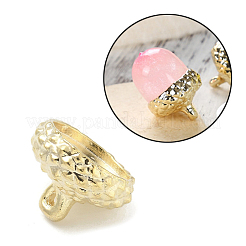 Aluminium-Anhänger Fassungen für Cabochons FIND-M048-01G