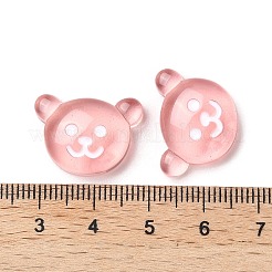 Durchscheinende Harz Tier Decoden Cabochons RESI-M040-03-2