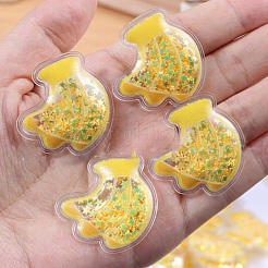 Transparente PVC-Kunststoff-Cabochons JX139A-06