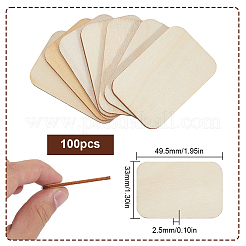 100 Stück Pappelholz WOOD-SP0001-22