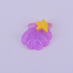 Transparentes Harz Cabochon RESI-WH0009-53