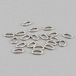 Anlaufgeschützte offene Biegeringe aus Edelstahl 304 STAS-Q186-03-8x5mm