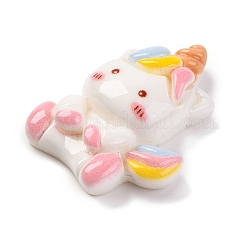 Einhorn Motiv Cartoon Harz Decoden Cabochons X1-CRES-Z011-02D