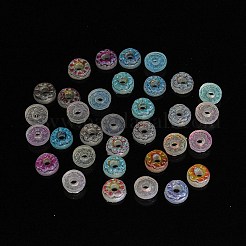 Leuchtende transparente Decoden-Cabochons aus Harz RESI-K036-12