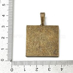 Tibetischer Stil Legierung Anhänger Fassungen TIBE-T003-20AB-NR