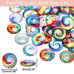 Glas cabochons GLAA-PH0002-17