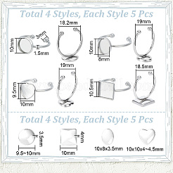DIY-Set zur Herstellung von Rohlingen für Manschettenringe DIY-UN0005-53