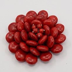 Gefärbten Synthese Türkiscabochons G-N0035-07