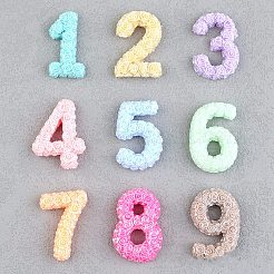 Undurchsichtige Decoden-Cabochons aus Harz RESI-Q230-04