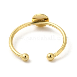Gestellbeschichtung Messing offene Manschettenpolster Ringfassungen KK-F873-39G