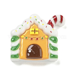 Weihnachts-Deko-Cabochons aus undurchsichtigem Harz RESI-U006-05H