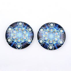 Glas cabochons X-GGLA-L012-12mm-03