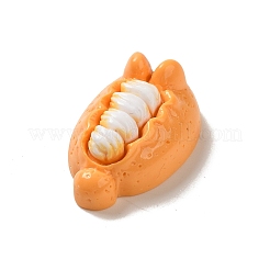Undurchsichtige Decoden-Cabochons aus Kunstharzimitat für Lebensmittel X-CRES-A058-01G