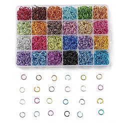 2040 stücke 24 farben aluminiumdraht offene biegeringe ALUM-SZ0001-11