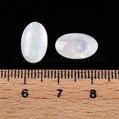 Natürliche weiße Muschel cabochons SSHEL-T017-06