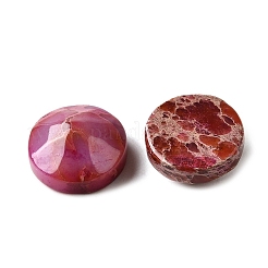 Gefärbter natürlicher Regalit / imperialer Jaspis / Seesediment-Jaspis-Cabochons G-L617-C02-10mm