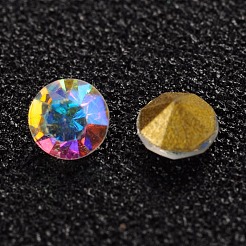 Glas zeigte zurück Strass CR4mm11Y-1